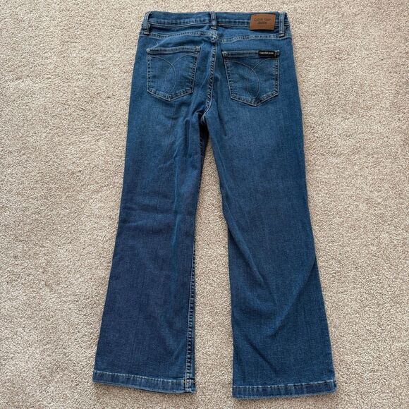 Calvin Klein Straight Leg Blue Denim Jeans Women's 4P (27) - Picture 4 of 10